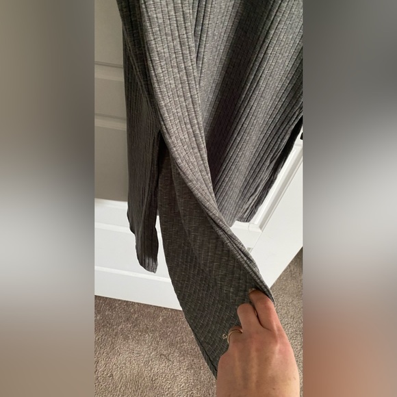 Joyspun Women's Hacci Knit V-Neck Chemise,XL - Picture 5 of 9